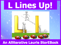 L Lines Up Laurie StorEBook