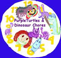 Purple Turtles & Dinosaur Chores