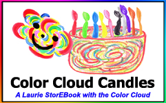 Color Cloud Candles  LaurieStorEBook