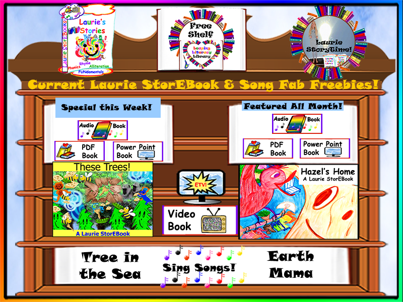 Laurie Stories Leaping Literacy Library Free Shelf