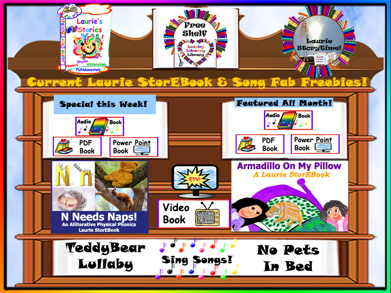 Laurie Stories Leaping Literacy Library Free Shelf