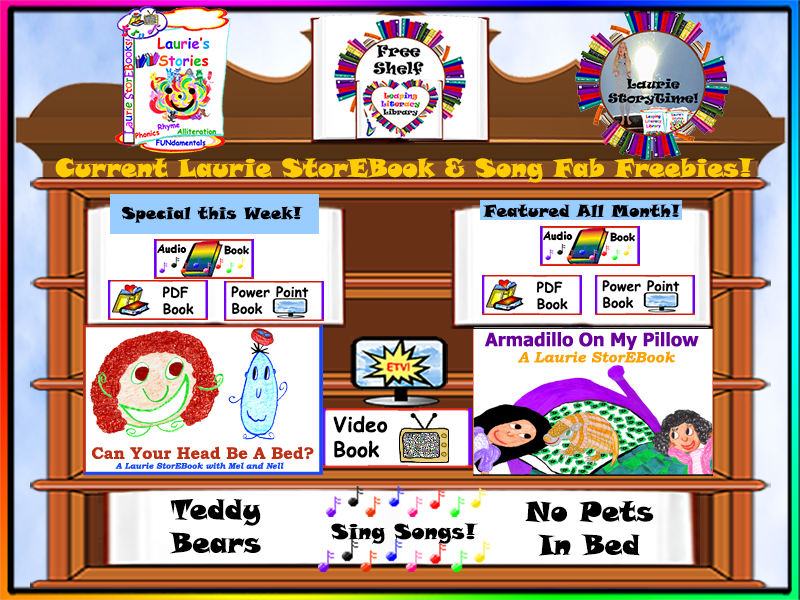 Laurie Stories Leaping Literacy Library Free Shelf