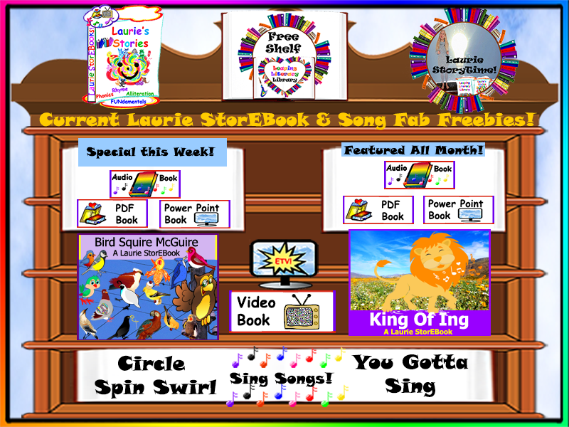 Laurie Stories Leaping Literacy Library Free Shelf