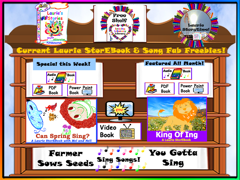 Laurie Stories Leaping Literacy Library Free Shelf