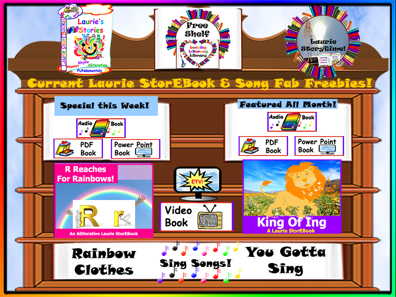 Laurie Stories Leaping Literacy Library Free Shelf