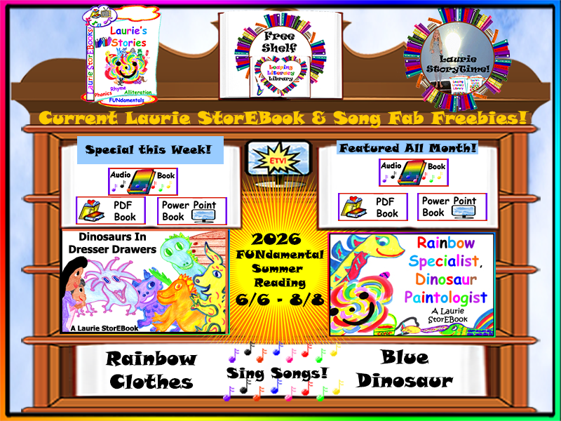 Laurie Stories Leaping Literacy Library Free Shelf