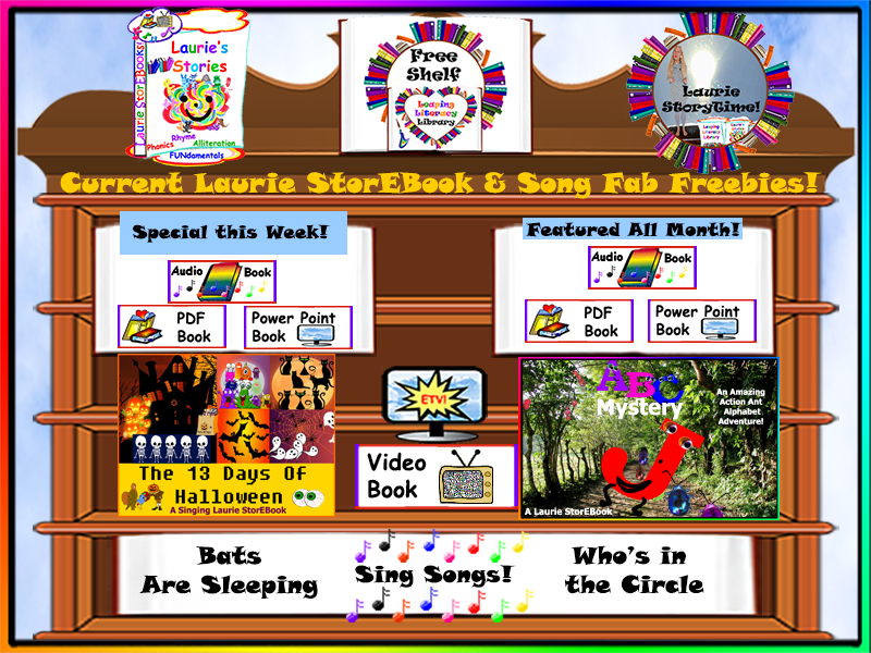 Laurie Stories Leaping Literacy Library Free Shelf