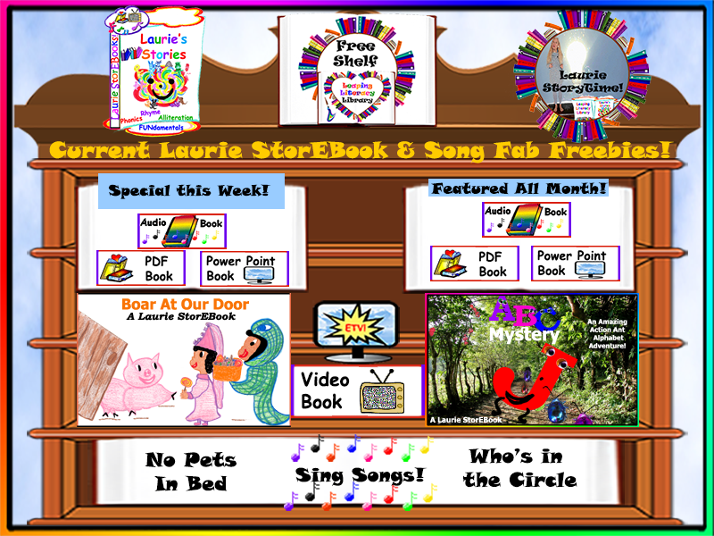 Laurie Stories Leaping Literacy Library Free Shelf