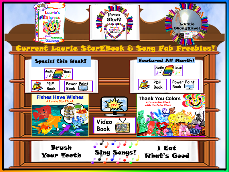 Laurie Stories Leaping Literacy Library Free Shelf