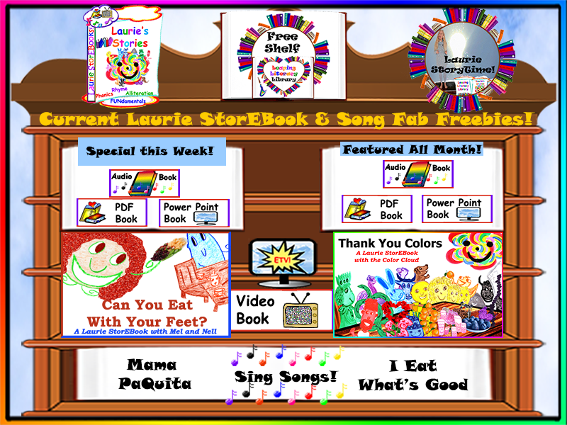 Laurie Stories Leaping Literacy Library Free Shelf