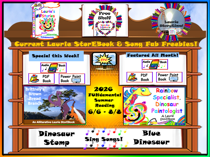 Laurie Stories Leaping Literacy Library Free Shelf