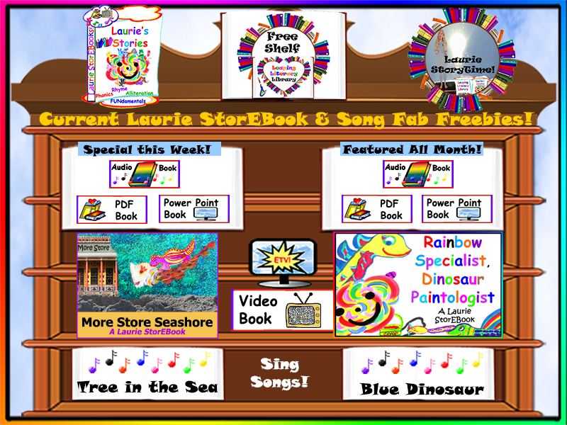 Laurie Stories Leaping Literacy Library Free Shelf