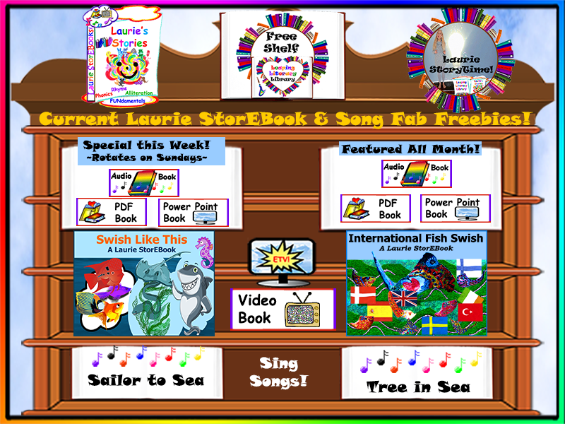 Laurie Stories Leaping Literacy Library Free Shelf