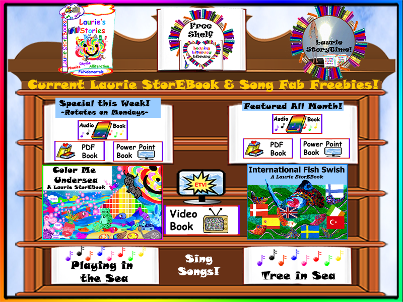 Laurie Stories Leaping Literacy Library Free Shelf