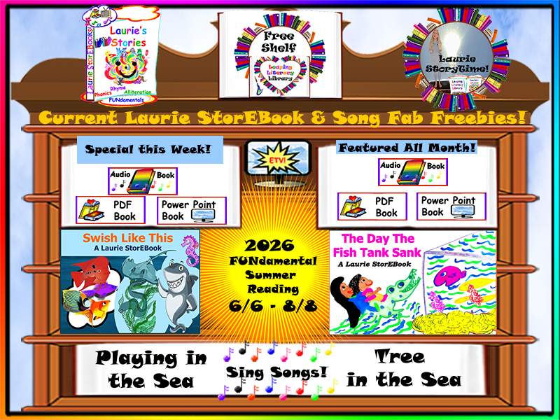 Laurie Stories Leaping Literacy Library Free Shelf
