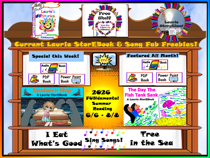 Laurie Stories Leaping Literacy Library Free Shelf