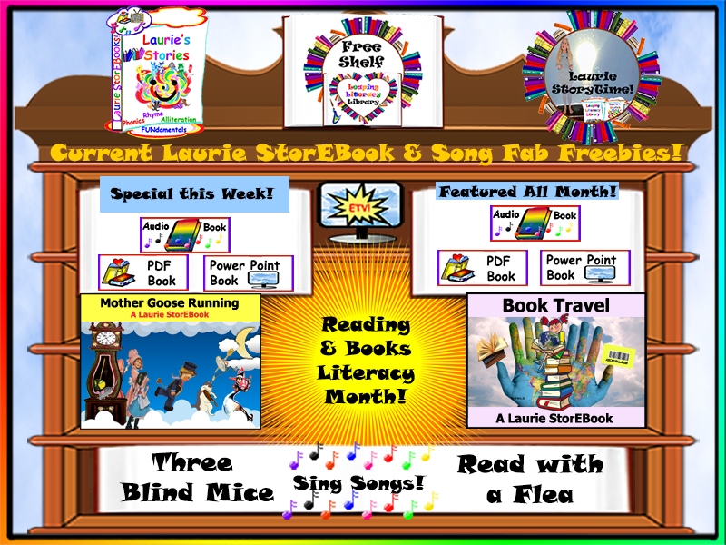 Laurie Stories Leaping Literacy Library Free Shelf