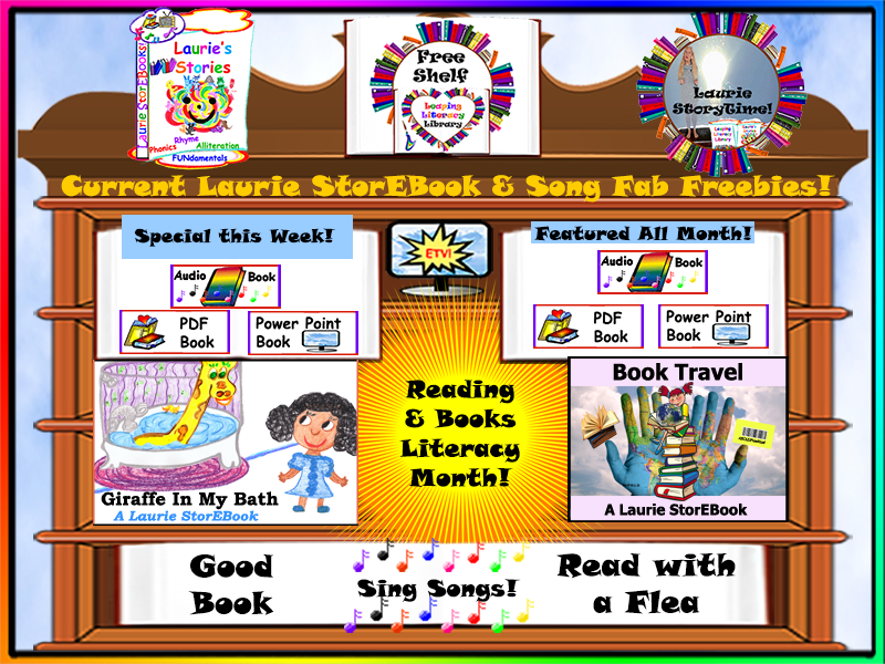 Laurie Stories Leaping Literacy Library Free Shelf