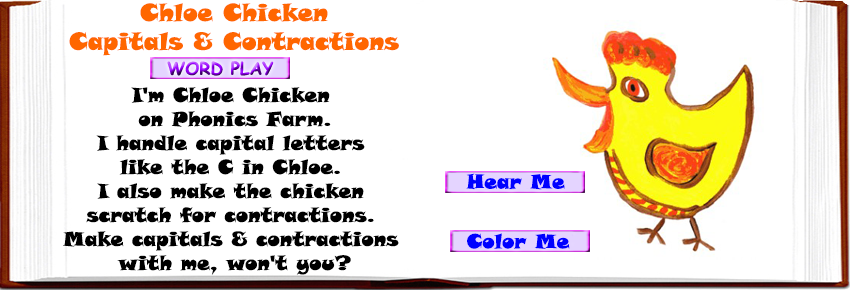 Capital Letters and Contractions w Chlow Chicken!