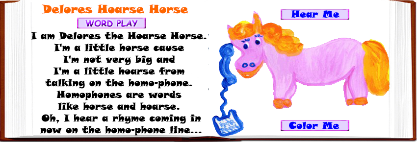 Delores Hoarse Horse!